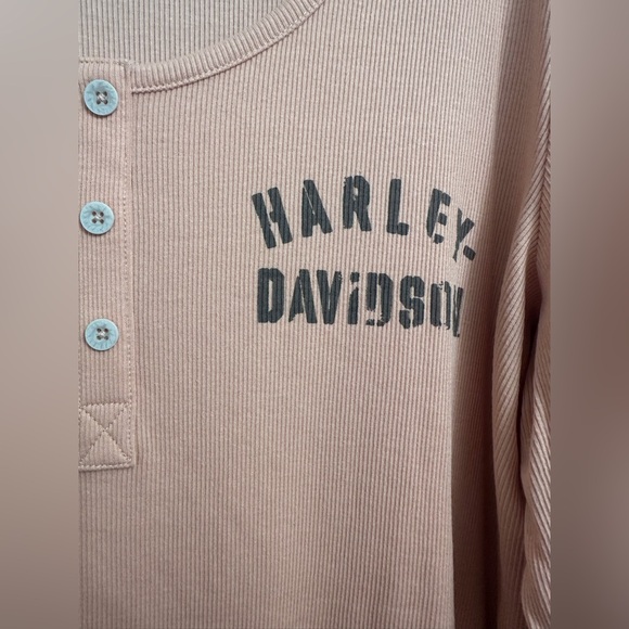 Harley Davidson Harley-Davidson tee t-shirt top long sleeve size 2X plus size - Picture 3 of 7